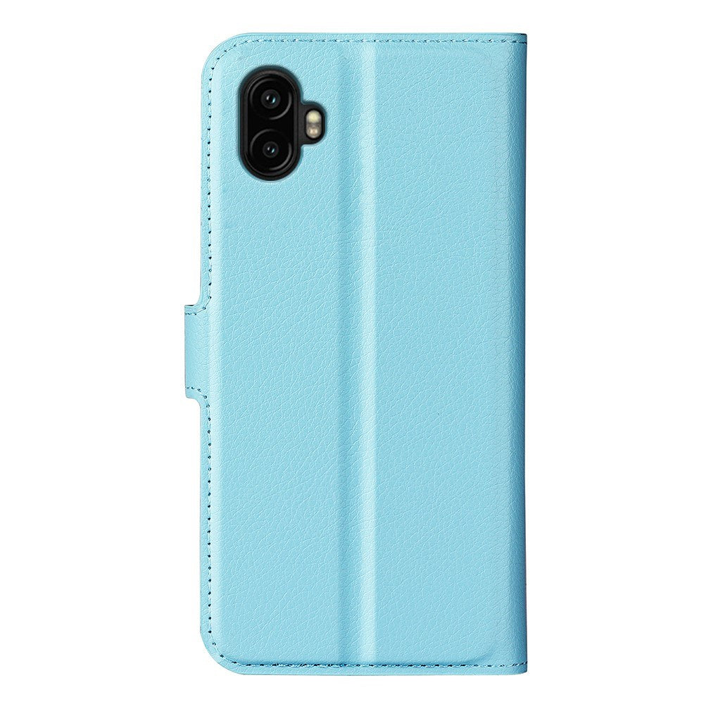 EIDERWOOD Samsung Galaxy Xcover 7 Pro Kunstskinn Flip Deksel m. Kortholder & Ståfunksjon - Blå