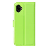 EIDERWOOD Samsung Galaxy Xcover 7 Pro Kunstskinn Flip Deksel m. Kortholder & Ståfunksjon - Grønn