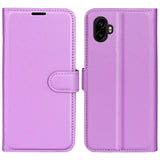 EIDERWOOD Samsung Galaxy Xcover 7 Pro Kunstskinn Flip Deksel m. Kortholder & Ståfunksjon - Lilla