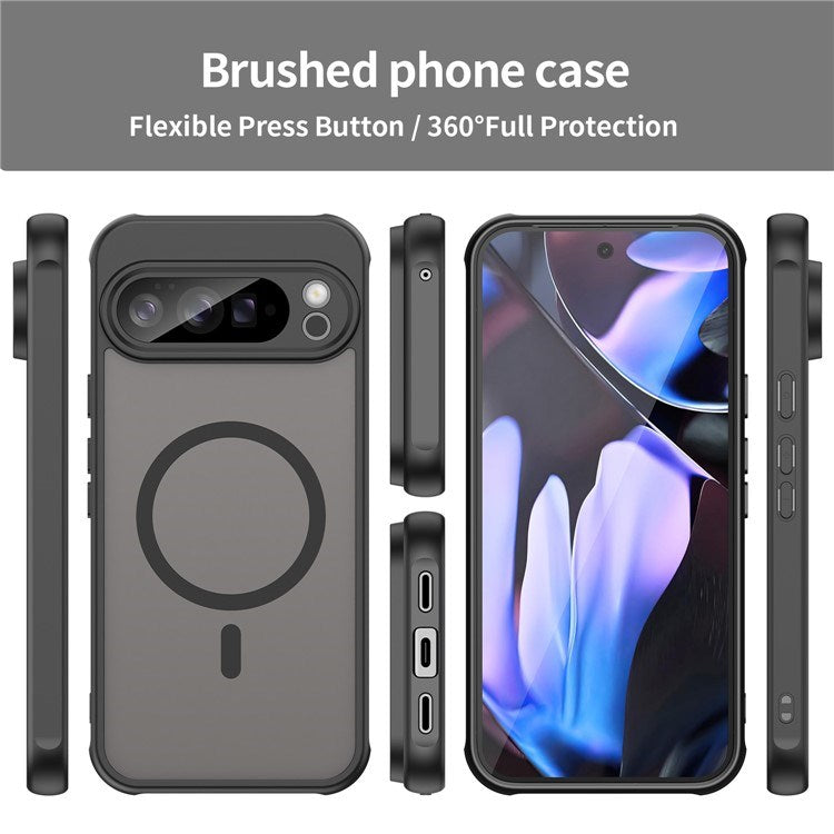EIDERWOOD Google Pixel 10 Pro XL Hybrid Plast Deksel - MagSafe Kompatibel - Svart