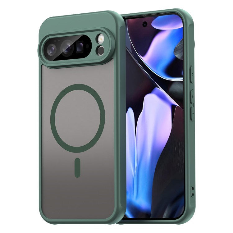 EIDERWOOD Google Pixel 10 Pro XL Hybrid Plast Deksel - MagSafe Kompatibel - Grønn