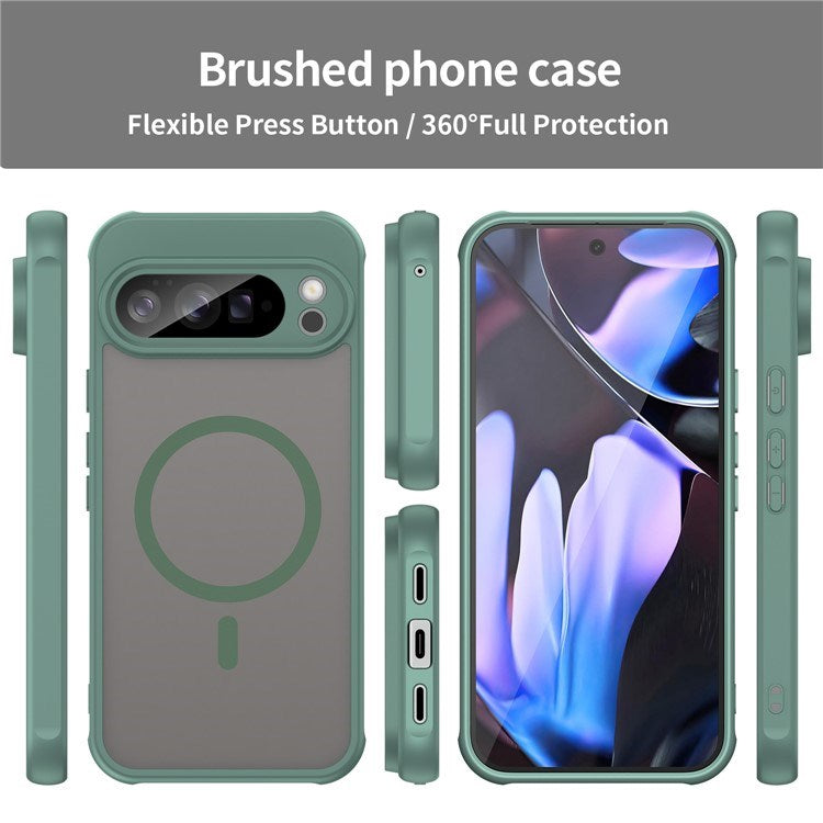 EIDERWOOD Google Pixel 10 Pro XL Hybrid Plast Deksel - MagSafe Kompatibel - Grønn