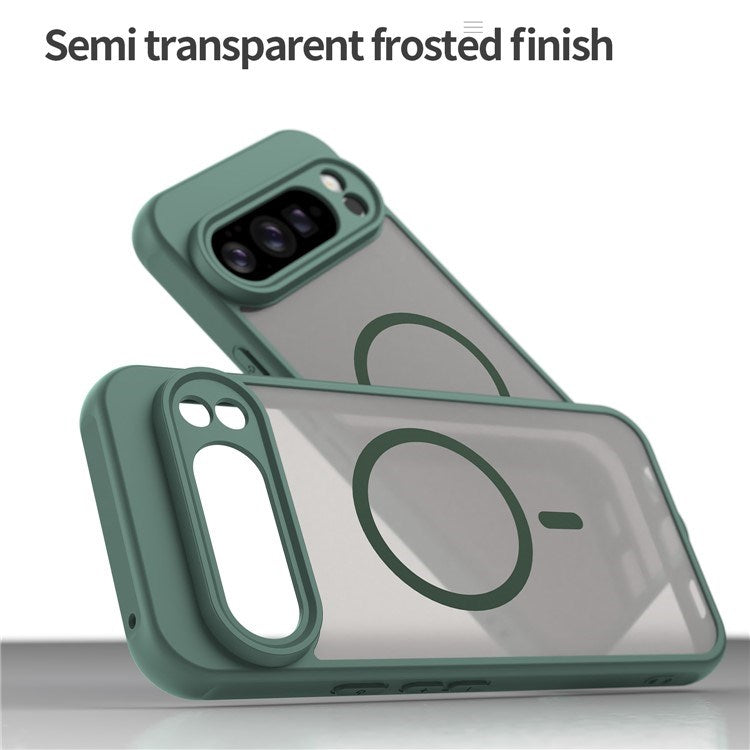 EIDERWOOD Google Pixel 10 Pro XL Hybrid Plast Deksel - MagSafe Kompatibel - Grønn