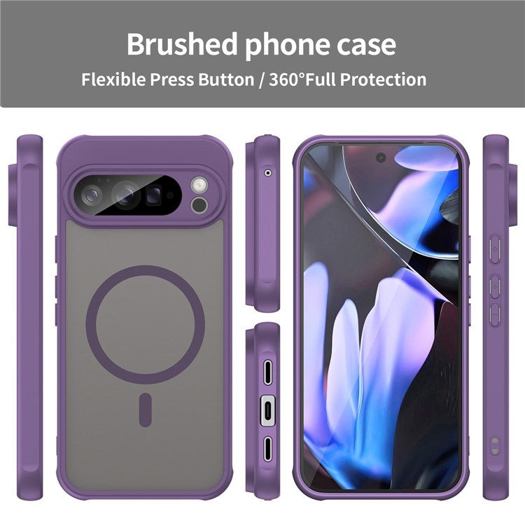 EIDERWOOD Google Pixel 10 Pro XL Hybrid Plast Deksel - MagSafe Kompatibel - Lilla