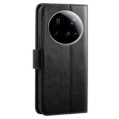 EIDERWOOD Xiaomi 15 Ultra Kunstskinn Flip Deksel - Svart