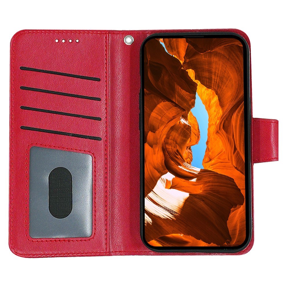 EIDERWOOD Xiaomi 15 Ultra Kunstskinn Flip Deksel - Rød