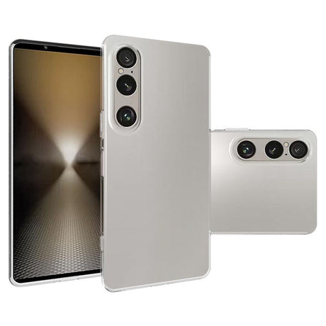 EIDERWOOD Sony Xperia 1 VII Fleksibelt Plast Bak Deksel - Gjennomsiktig