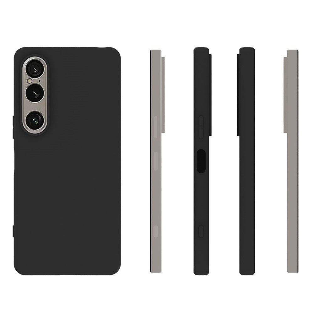 EIDERWOOD Sony Xperia 1 VII Matt Fleksibelt Plast Deksel - Svart