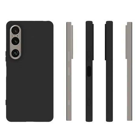 EIDERWOOD Sony Xperia 1 VII Matt Fleksibelt Plast Deksel - Svart