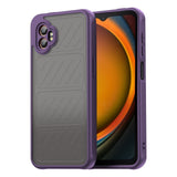 EIDERWOOD Samsung Galaxy Xcover 7 Pro Hybrid Plast Deksel med Matt Bakside - Gjennomsiktig / Lilla