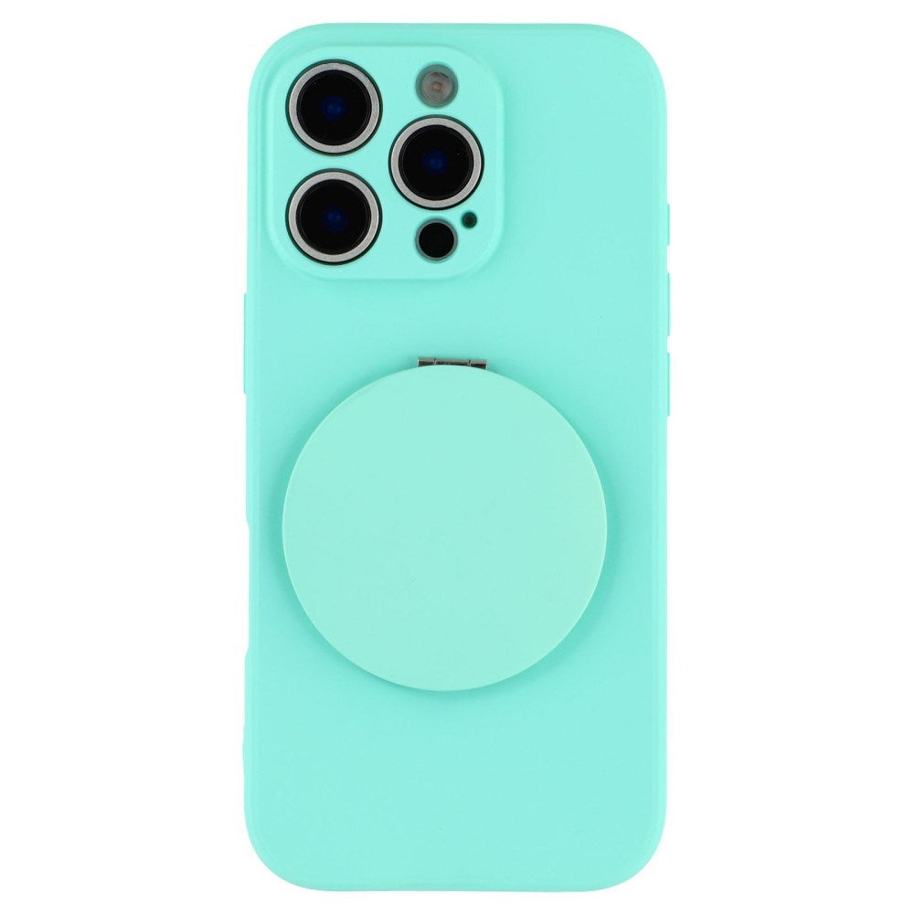 EIDERWOOD iPhone 16 Pro Hybrid Deksel inkl. Støtte med Speil - Neongrønn