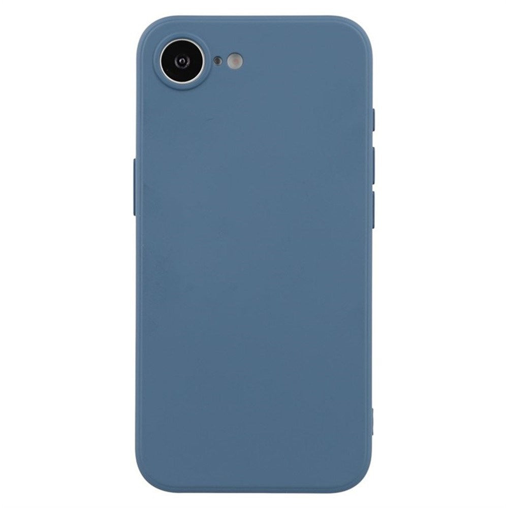 iPhone 17e / 16e Beskyttelsessett med Fleksibelt Plast Deksel & Skjermbeskytter - Blå