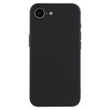 iPhone 17e / 16e Beskyttelsessett med Fleksibelt Plast Deksel & Skjermbeskytter - Svart
