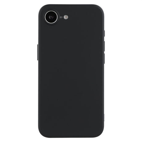 iPhone 17e / 16e Beskyttelsessett med Fleksibelt Plast Deksel & Skjermbeskytter - Svart