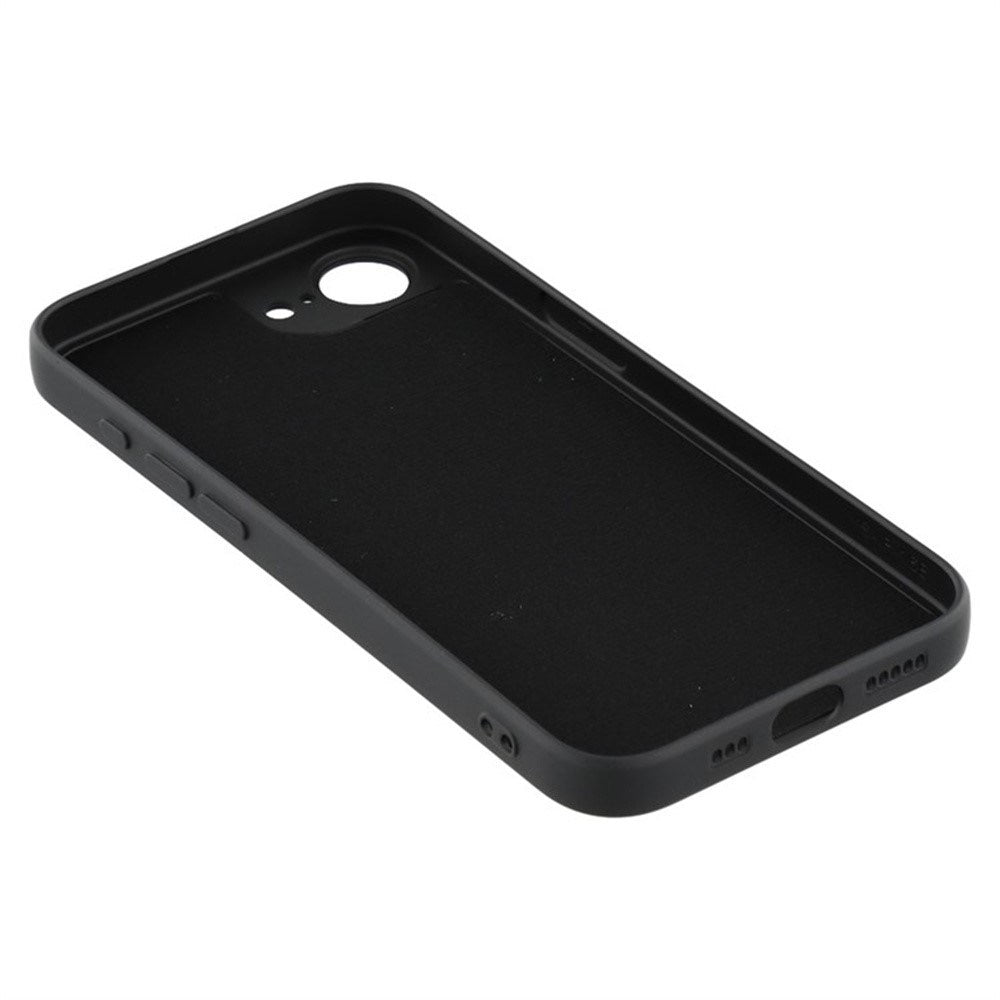 iPhone 17e / 16e Beskyttelsessett med Fleksibelt Plast Deksel & Skjermbeskytter - Svart