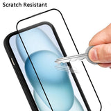iPhone 17e / 16e Beskyttelsessett med Fleksibelt Plast Deksel & Skjermbeskytter - Lavendel