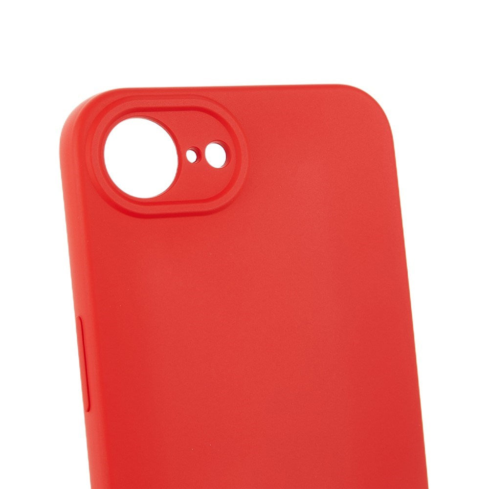 iPhone 17e / 16e EIDERWOOD Fôret Fleksibelt Plast Deksel m. Stropp - Rød