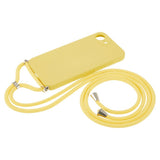 iPhone 17e / 16e EIDERWOOD Fôret Fleksibelt Plast Deksel m. Stropp - Gul