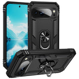 EIDERWOOD Google Pixel 10 Pro XL Hybrid Håndverker Deksel m. 360 Roterbar Stativfunksjon - Svart