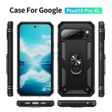 EIDERWOOD Google Pixel 10 Pro XL Hybrid Håndverker Deksel m. 360 Roterbar Stativfunksjon - Svart