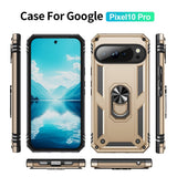 EIDERWOOD Google Pixel 10 / 10 Pro Håndverker Bakdeksel med 360° roterbar stativ - Gull
