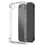 NORTHJO iPhone 17e / 16e 2-i-1 Beskyttelsessett med Støtabsorberende Fleksibelt Plast Deksel & Herdet Skjermbeskyttelsesglass - Gjennomsiktig