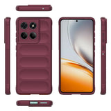 EIDERWOOD Motorola Edge 60 Fusion Fleksibelt Plast Deksel - Mørkrød