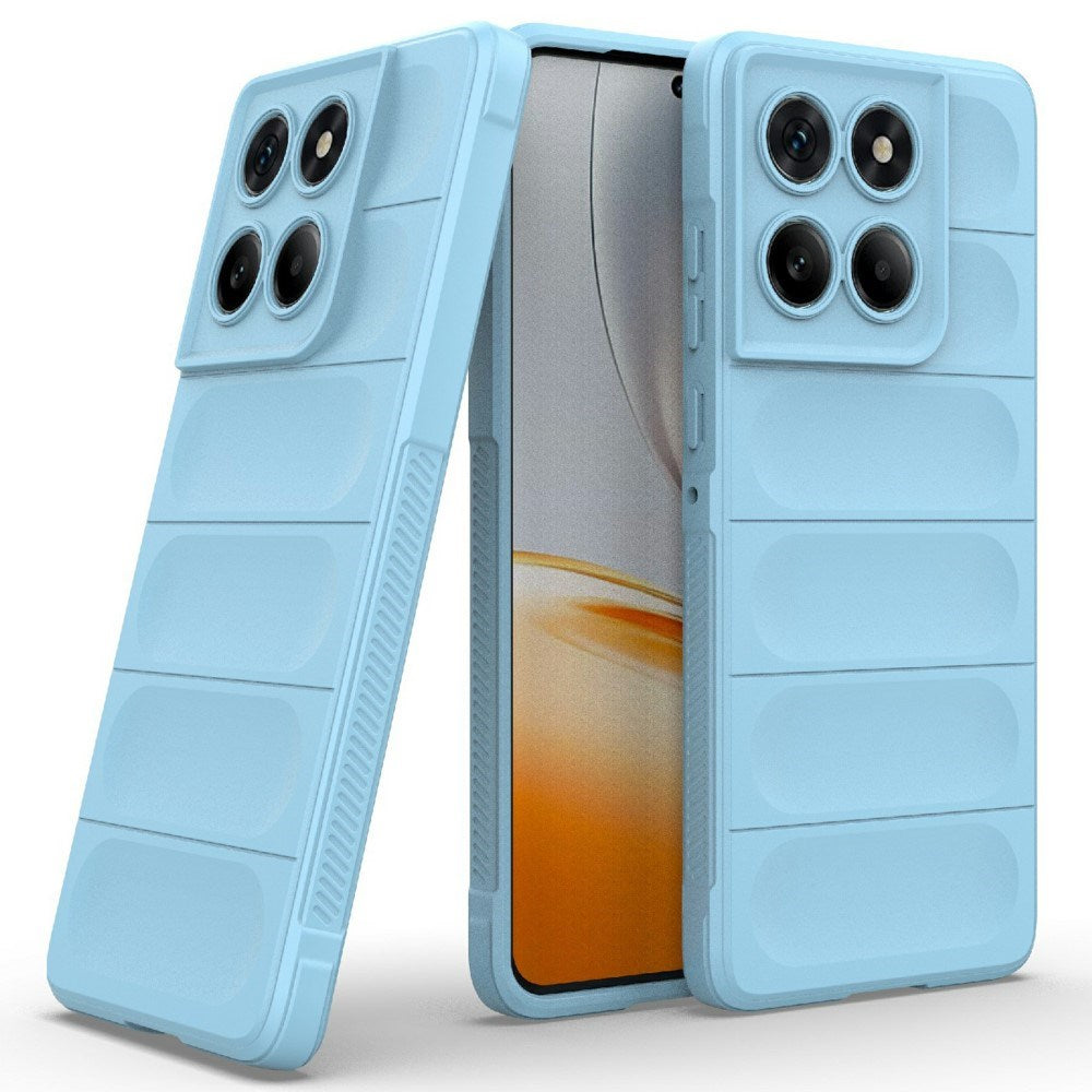 EIDERWOOD Motorola Edge 60 Fusion Fleksibelt Plast Deksel - Lysblå