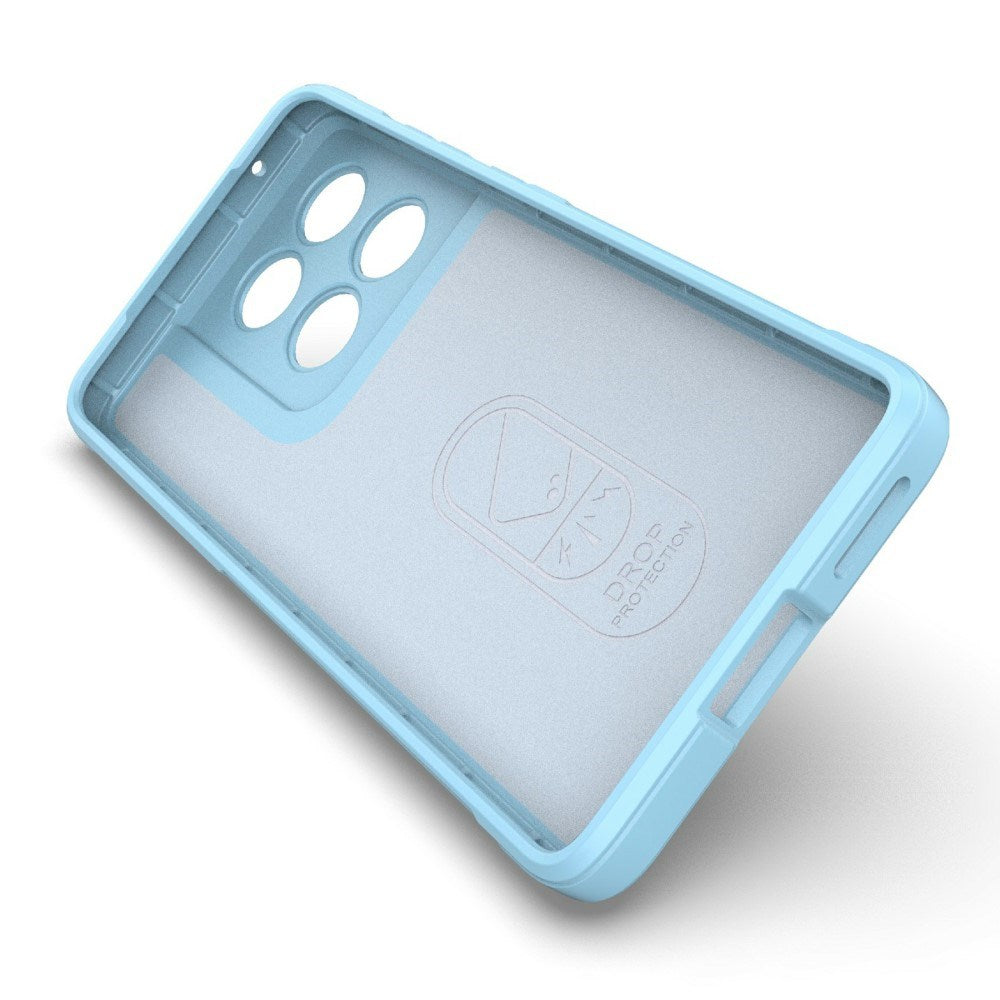 EIDERWOOD Motorola Edge 60 Fusion Fleksibelt Plast Deksel - Lysblå