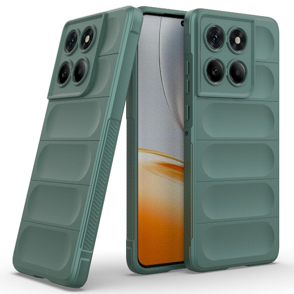 EIDERWOOD Motorola Edge 60 Fusion Fleksibelt Plast Deksel - Grønn