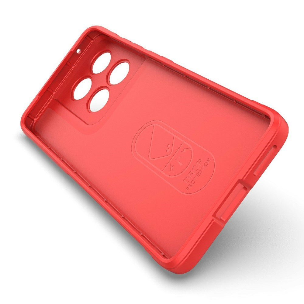 EIDERWOOD Motorola Edge 60 Fusion Fleksibelt Plast Deksel - Rød