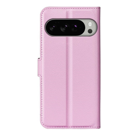 EIDERWOOD Google Pixel 10 Pro XL Kunstskinn Flip Deksel m. Kortholder & Ståfunksjon - Rosa
