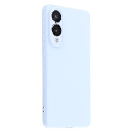 EIDERWOOD Samsung Galaxy S25 Edge Fôret Fleksibelt Plast Deksel - Lysblå