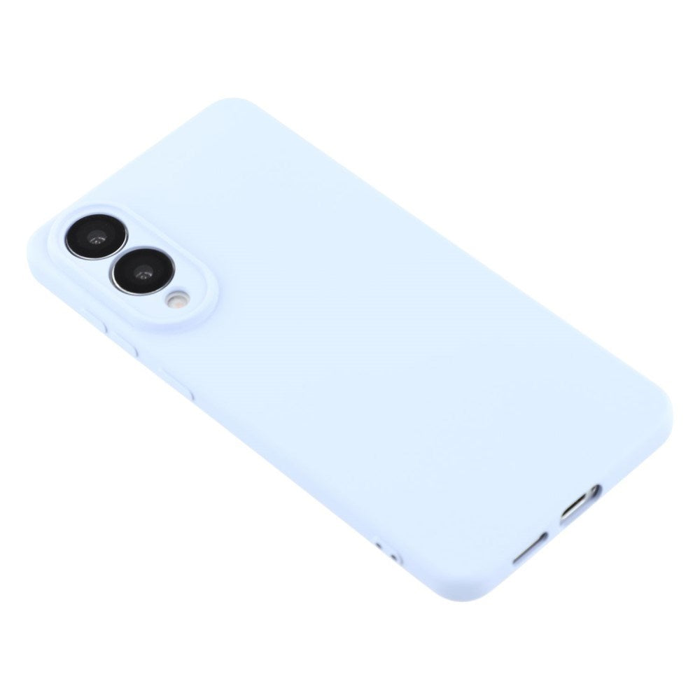 EIDERWOOD Samsung Galaxy S25 Edge Fôret Fleksibelt Plast Deksel - Lysblå