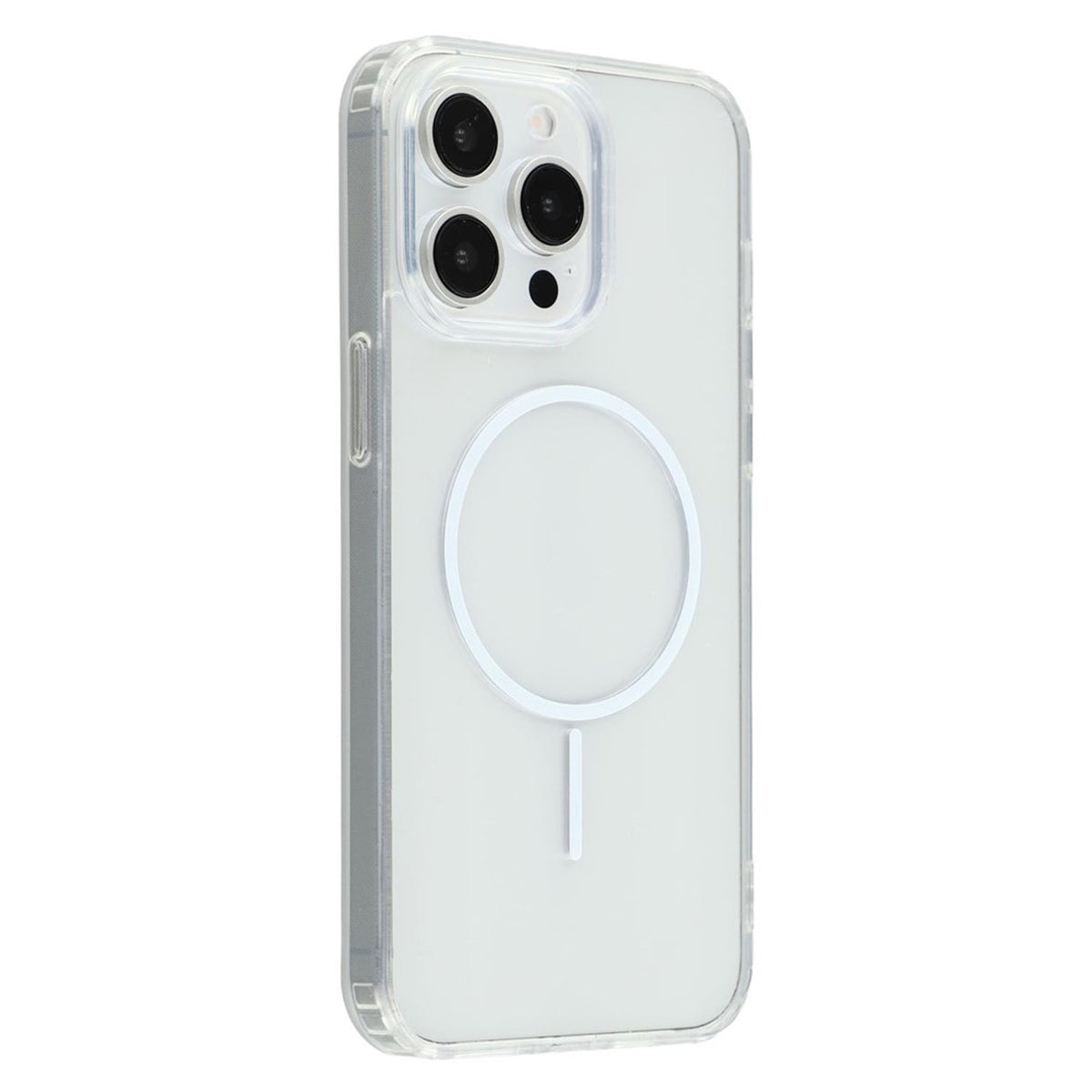 iPhone 15 Pro Max EIDERWOOD Hybrid Plast Deksel - MagSafe Kompatibel - Gjennomsiktig / Hvit