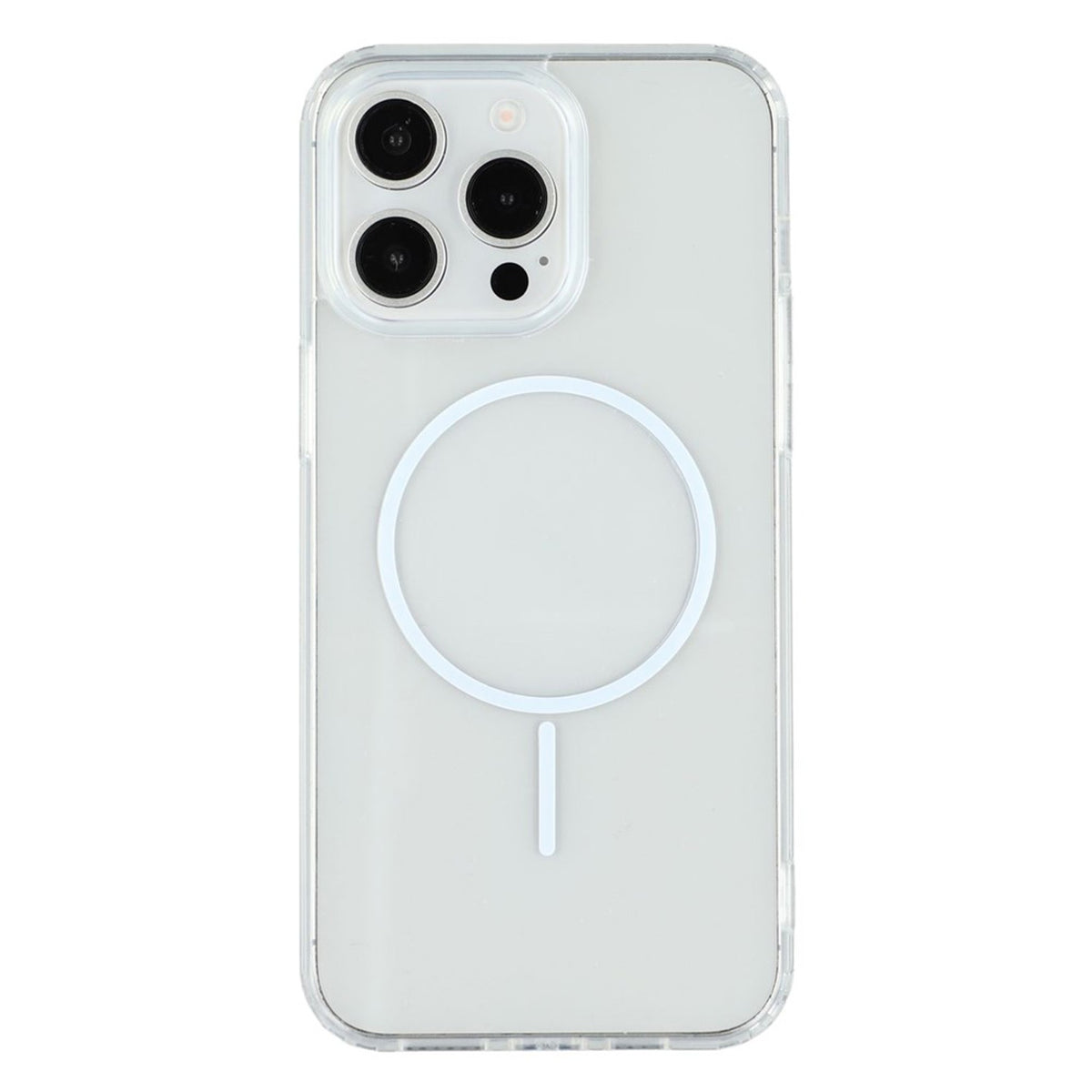 iPhone 15 Pro Max EIDERWOOD Hybrid Plast Deksel - MagSafe Kompatibel - Gjennomsiktig / Hvit