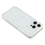iPhone 15 Pro Max EIDERWOOD Hybrid Plast Deksel - MagSafe Kompatibel - Gjennomsiktig / Hvit