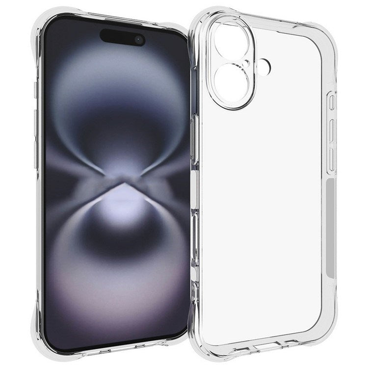 EIDERWOOD iPhone 17 Fleksibelt Plast Deksel med Forsterkede Hjørner - Gjennomsiktig