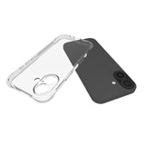 EIDERWOOD iPhone 17 Fleksibelt Plast Deksel med Forsterkede Hjørner - Gjennomsiktig