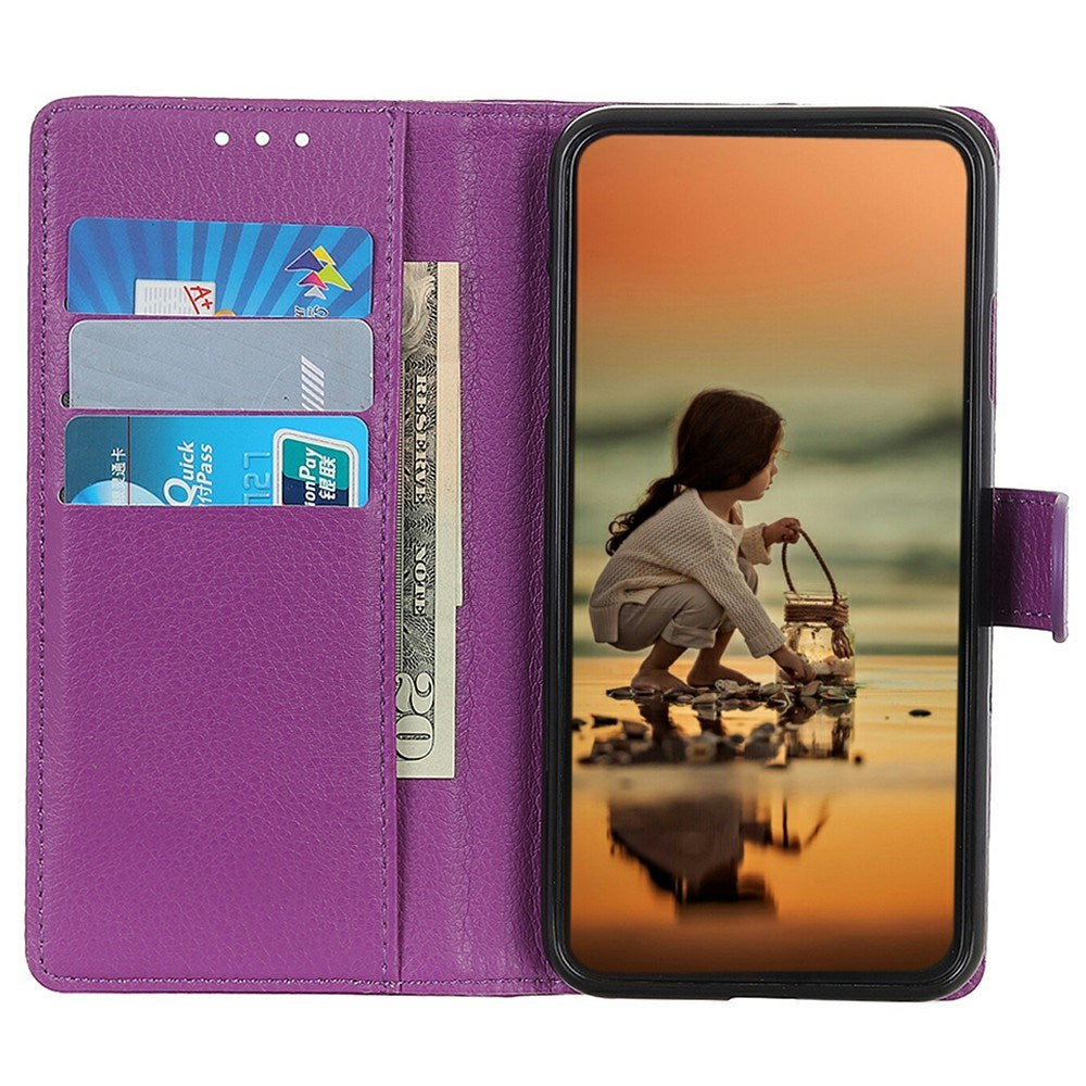 EIDERWOOD Sony Xperia 1 VII Kunstskinn Flip Deksel m. Kortholder & Ståfunksjon - Lilla