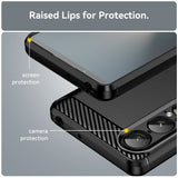 EIDERWOOD Sony Xperia 1 VII Brushed Carbon Deksel - Svart