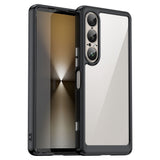 EIDERWOOD Sony Xperia 1 VII Hybrid Plast Deksel - Gjennomsiktig / Svart