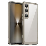 EIDERWOOD Sony Xperia 1 VII Hybrid Plast Deksel - Gjennomsiktig / Grå