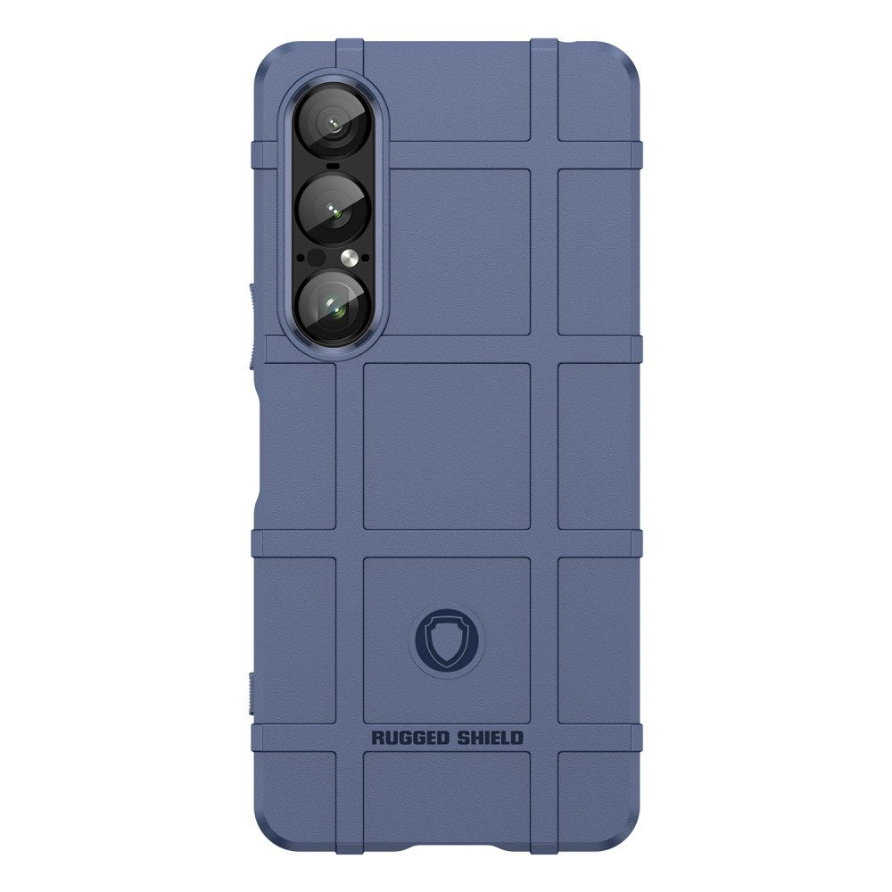 EIDERWOOD Sony Xperia 1 VII Rugged Shield Håndverker Deksel - Blå