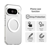 EIDERWOOD Google Pixel 10 / 10 Pro Hybrid Plast Deksel - MagSafe Kompatibel - Gjennomsiktig / Hvit