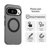 EIDERWOOD Google Pixel 10 / 10 Pro Hybrid Plast Deksel - MagSafe Kompatibel - Gjennomsiktig / Svart