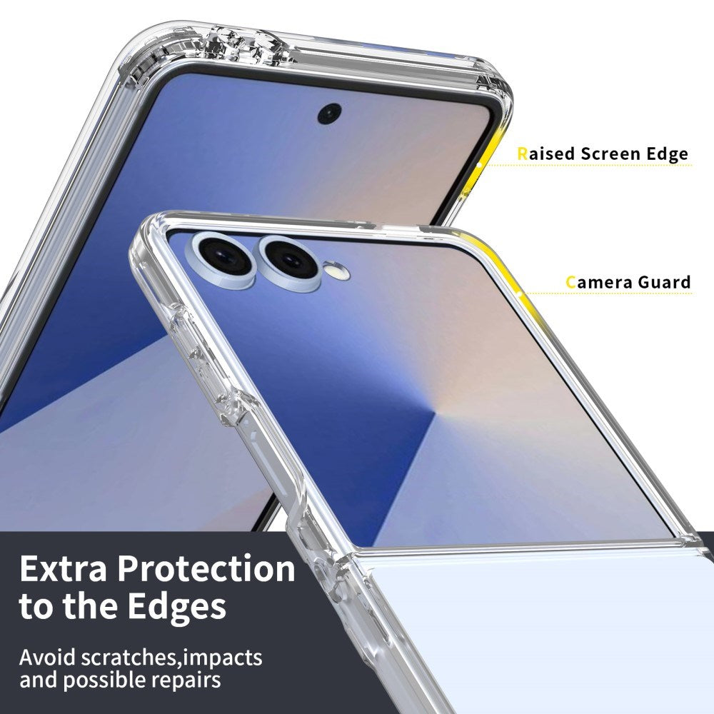 EIDERWOOD Samsung Galaxy Z Flip7 Hybrid Plast Deksel - Gjennomsiktig