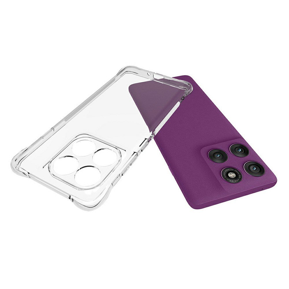 EIDERWOOD Motorola Edge 60 Pro Deksel med Forsterkede Hjørner - Fleksibel Plast - Gjennomsiktig