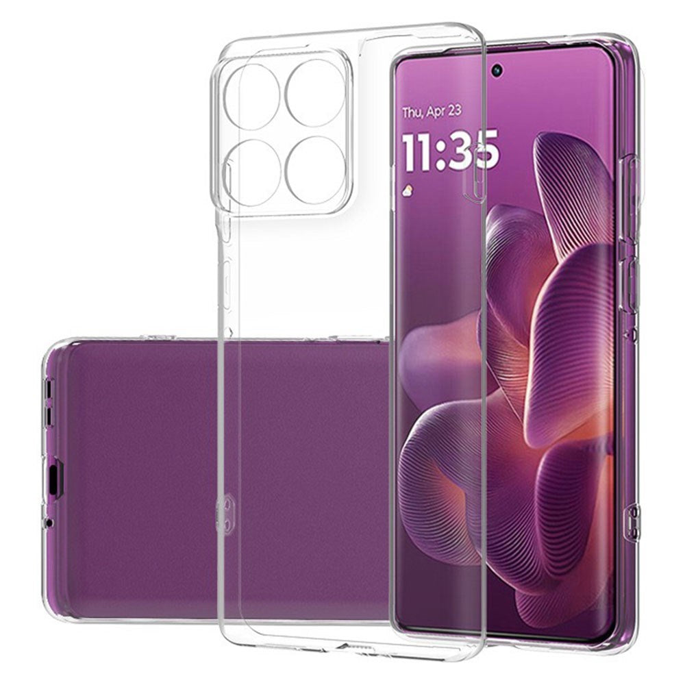 EIDERWOOD Motorola Edge 60 Pro Fusion Deksel - Fleksibel Plast - Gjennomsiktig