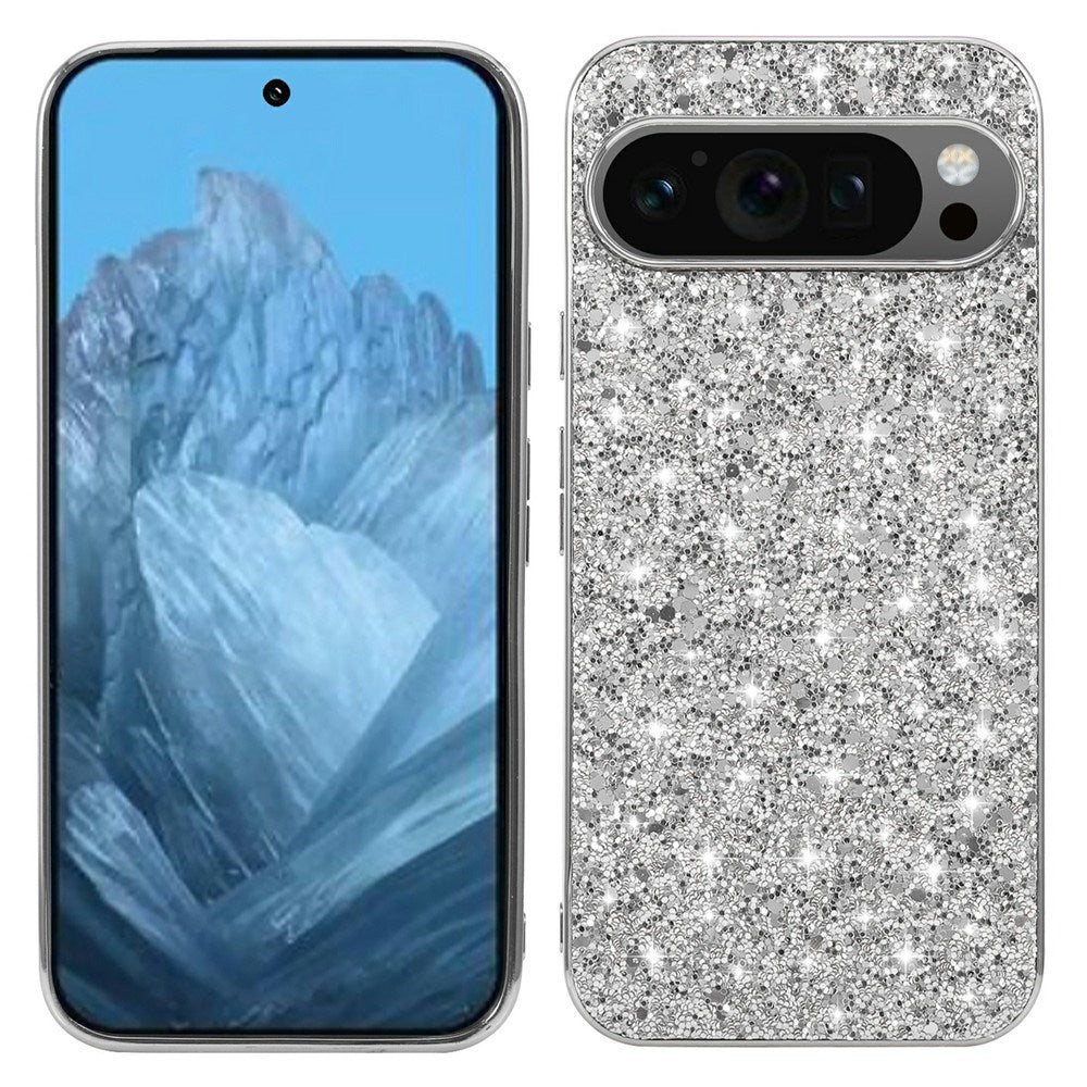 EIDERWOOD Google Pixel 10 Pro XL Glitter Deksel - Sølv